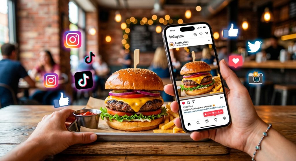 Hamburguesas y redes sociales: por qué la comida también entra por los ojos Art13 1 1024x559